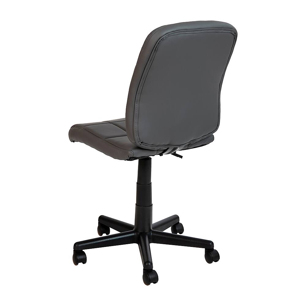 Alt View 14. Alamont Home - Clayton Modern Vinyl Swivel Office Chair - Gray.