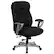 Front. Alamont Home - Hercules Contemporary Fabric Big & Tall Swivel High Back Office Chair with Adjustable Arms - Black Fabric.