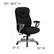 Alt View 13. Alamont Home - Hercules Contemporary Fabric Big & Tall Swivel High Back Office Chair with Adjustable Arms - Black Fabric.