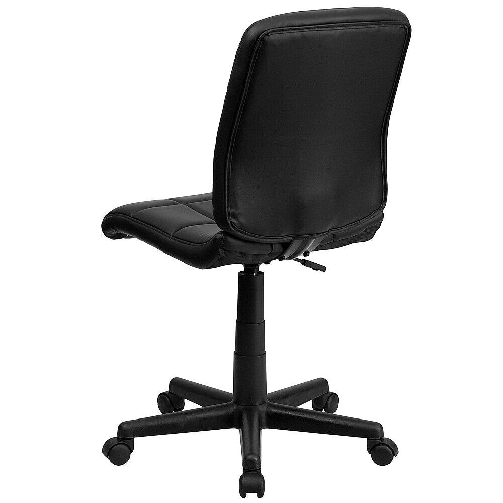 Alt View 14. Alamont Home - Clayton Modern Vinyl Swivel Office Chair - Black.