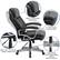 Alt View 40. Alamont Home - Hercules Big & Tall 500 lb. Rated Black LeatherSoft Executive Ergonomic Office Chair - Black LeatherSoft.