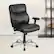 Alt View 12. Alamont Home - Hercules Big & Tall 400 lb. Rated Mid-Back Black LeatherSoft Ergonomic Task Chair - Black LeatherSoft.