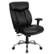 Front. Alamont Home - Hercules Big & Tall 400 lb. Rated High Back Black LeatherSoft Executive Office Chair with Arms - Black LeatherSoft.