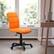 Alt View 12. Alamont Home - Clayton Modern Vinyl Swivel Office Chair - Orange.