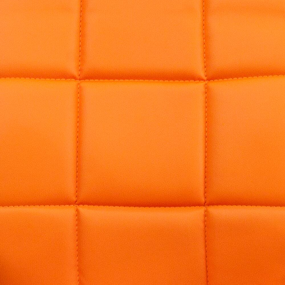 Alt View 18. Alamont Home - Clayton Modern Vinyl Swivel Office Chair - Orange.