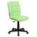 Front. Alamont Home - Clayton Modern Vinyl Swivel Office Chair - Green.