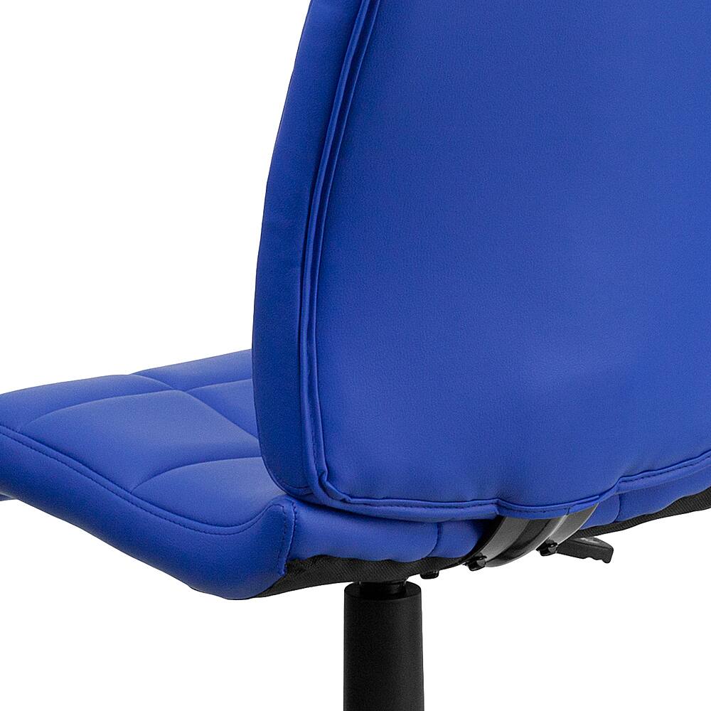 Alt View 15. Alamont Home - Clayton Modern Vinyl Swivel Office Chair - Blue.