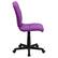 Alt View 16. Alamont Home - Clayton Modern Vinyl Swivel Office Chair - Purple.