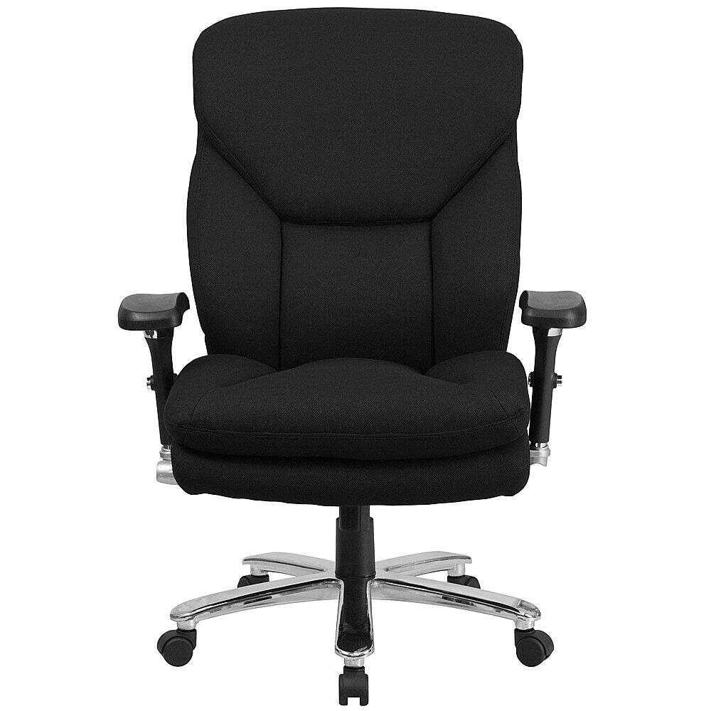 Alt View 11. Alamont Home - Hercules Contemporary Fabric 24/7 Big & Tall Swivel Plush Office Chair - Black Fabric.