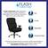 Flash Furniture Hercules Series 24/7 Intensive Use Big & Tall 400 lb. Rated Black Fabric Executive Ergonomic Office Chair with Lumbar Knob Safe Durable High-Quality Commercial Grade Commercial grade tested to ensure the safety and durability of our Flash Furniture products. This product conforms with ANSI/BIFMA X5.1 Standard for office chairs.