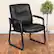 Alt View 12. Alamont Home - Hercules Contemporary Leather/Faux Leather Big & Tall Side Chair - Upholstered - Black.