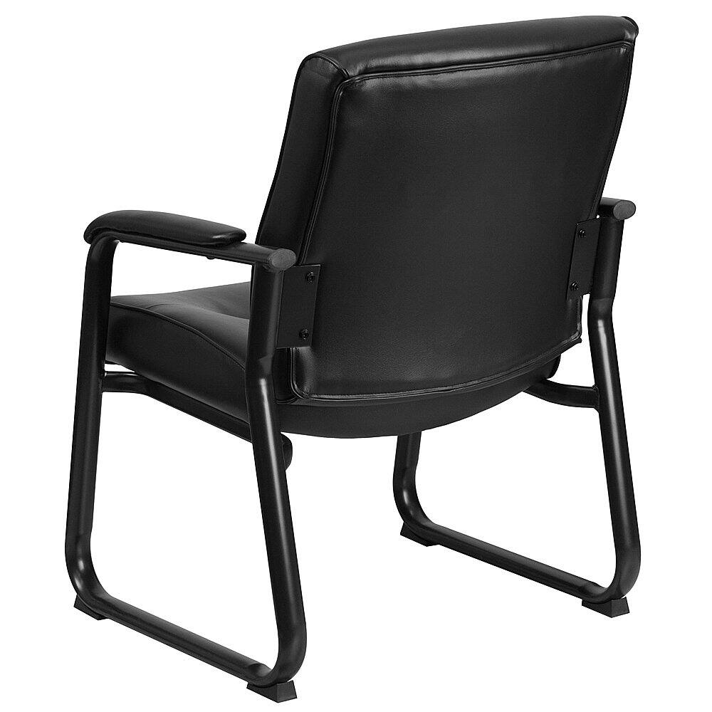 Alt View 14. Alamont Home - Hercules  Contemporary Leather/Faux Leather Big & Tall Side Chair - Upholstered - Black.