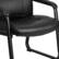 Alt View 17. Alamont Home - Hercules Contemporary Leather/Faux Leather Big & Tall Side Chair - Upholstered - Black.