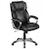 Front. Alamont Home - Carolyn Contemporary Leather/Faux Leather Executive Swivel Office Chair - Black.