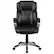 Alt View 11. Alamont Home - Carolyn Contemporary Leather/Faux Leather Executive Swivel Office Chair - Black.