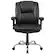 Alt View 11. Alamont Home - Hercules Big & Tall 400 lb. Rated Black LeatherSoft Chair w/Chrome Base & Adjustable Arms - Black.