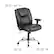 Alt View 13. Alamont Home - Hercules Big & Tall 400 lb. Rated Black LeatherSoft Chair w/Chrome Base & Adjustable Arms - Black.