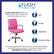 Flash Furniture Flash Furniture Mid-Back Pink Vinyl Executive Swivel Office Chair with Chrome Base and Arms Safe Durable High-Quality Commercial Grade Commercial grade tested to ensure the safety and durability of our Flash Furniture products. This product conforms with ANSI/BIFMA X5.1 Standard for office chairs.