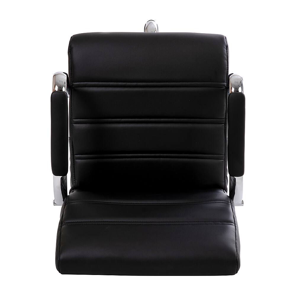 Alt View 17. Alamont Home - Whitney Modern Leather/Faux Leather Drafting Chair - Black.