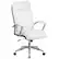 Front. Alamont Home - Rebecca Contemporary Leather/Faux Leather Executive Swivel Office Chair - White.