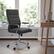 Alt View 12. Alamont Home - Whitney High Back Modern Leather/Faux Leather Executive Swivel Office Chair - Black LeatherSoft/Chrome Frame.