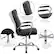 Alt View 40. Alamont Home - Whitney High Back Modern Leather/Faux Leather Executive Swivel Office Chair - Black LeatherSoft/Chrome Frame.