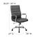 Alt View 13. Alamont Home - Whitney High Back Modern Leather/Faux Leather Executive Swivel Office Chair - Black LeatherSoft/Chrome Frame.