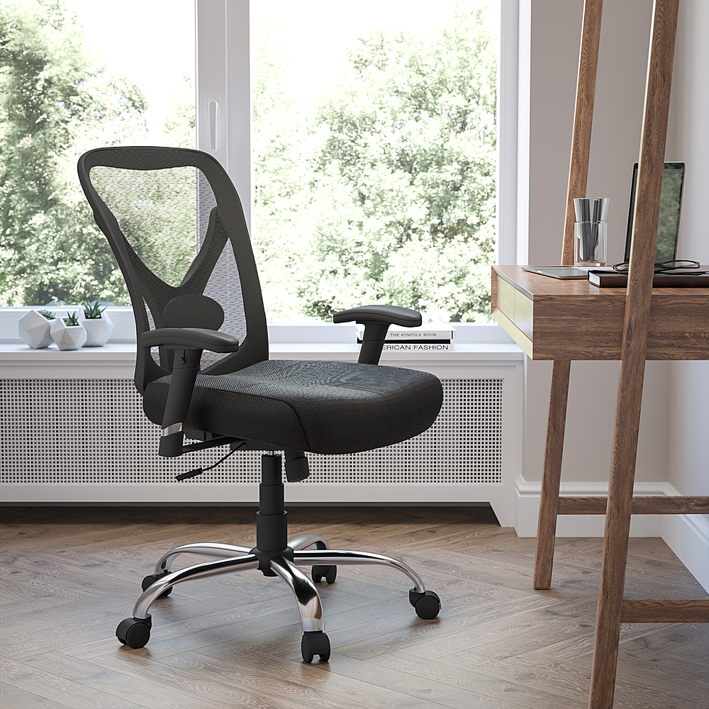 Alt View 12. Alamont Home - Hercules Contemporary Mesh Big & Tall Swivel Office Chair - Black.