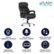 Flash Furniture Premium High Back & Commercial Materials Adjustable Headrest Height Adjustable Waterfall Seat Integrated Lumbar Support 6" Thick Foam Padded Seat 500 Lbs. Static Weight Capacity