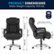 The image features two chairs with a 500 lb. static weight capacity. The first chair has a seat depth of 20.5 inches, while the second chair has a seat depth of 33 inches. The chairs are designed to provide comfortable seating for a wide range of users.