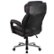 Alt View 20. Flash Furniture - Hercules Big & Tall 500 lb. Rated Black LeatherSoft Ergonomic Chair w/Adjustable Headrest - Black.