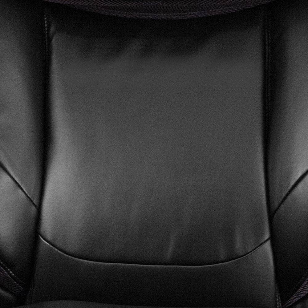 Alt View 25. Alamont Home - Hercules Big & Tall 500 lb. Rated Black LeatherSoft Ergonomic Chair w/Adjustable Headrest - Black.