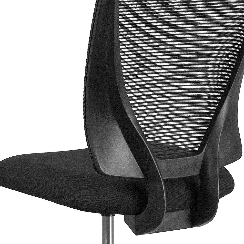 Alt View 15. Alamont Home - Harper Contemporary Fabric Drafting Stool - Black.