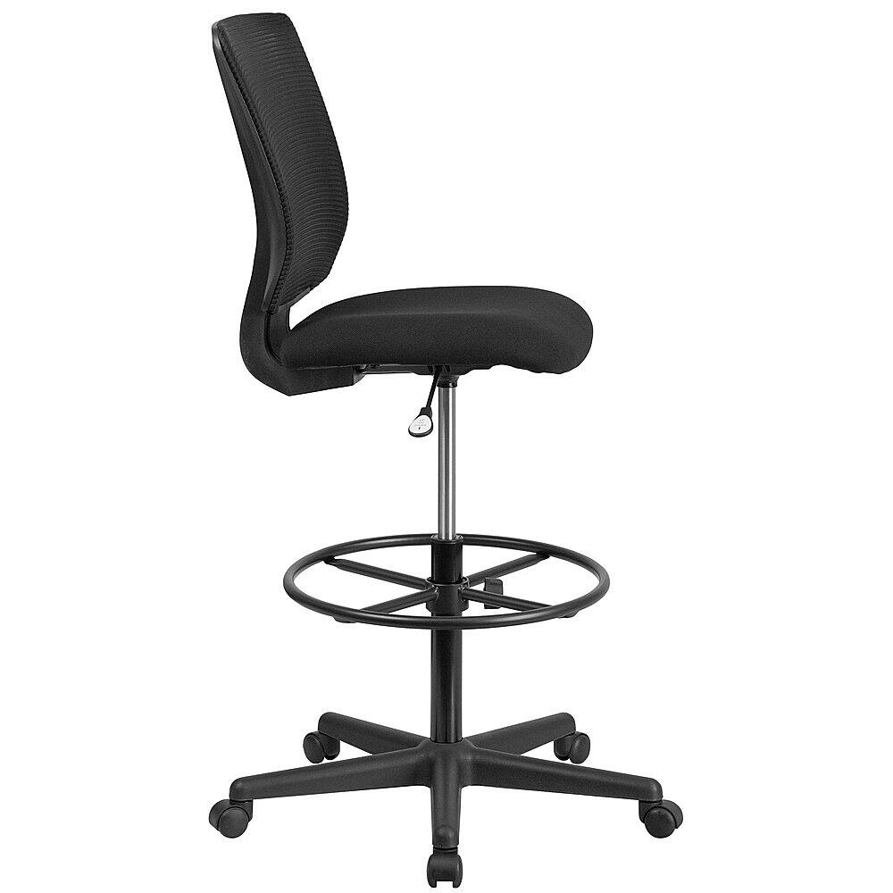Alt View 16. Alamont Home - Harper Contemporary Fabric Drafting Stool - Black.