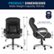 Alt View Zoom 14. Flash Furniture - Hercules Big & Tall 500 lb. Rated LeatherSoft Swivel Office Chair w/Extra Wide Seat - Black.
