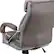 Alt View 17. Alamont Home - Hercules Big & Tall 500 lb. Rated Taupe LeatherSoft Swivel Office Chair w/Extra Wide Seat - Taupe.