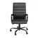 Alt View 11. Alamont Home - Whitney High Back Modern Leather/Faux Leather Executive Swivel Office Chair - Black LeatherSoft/Black Frame.