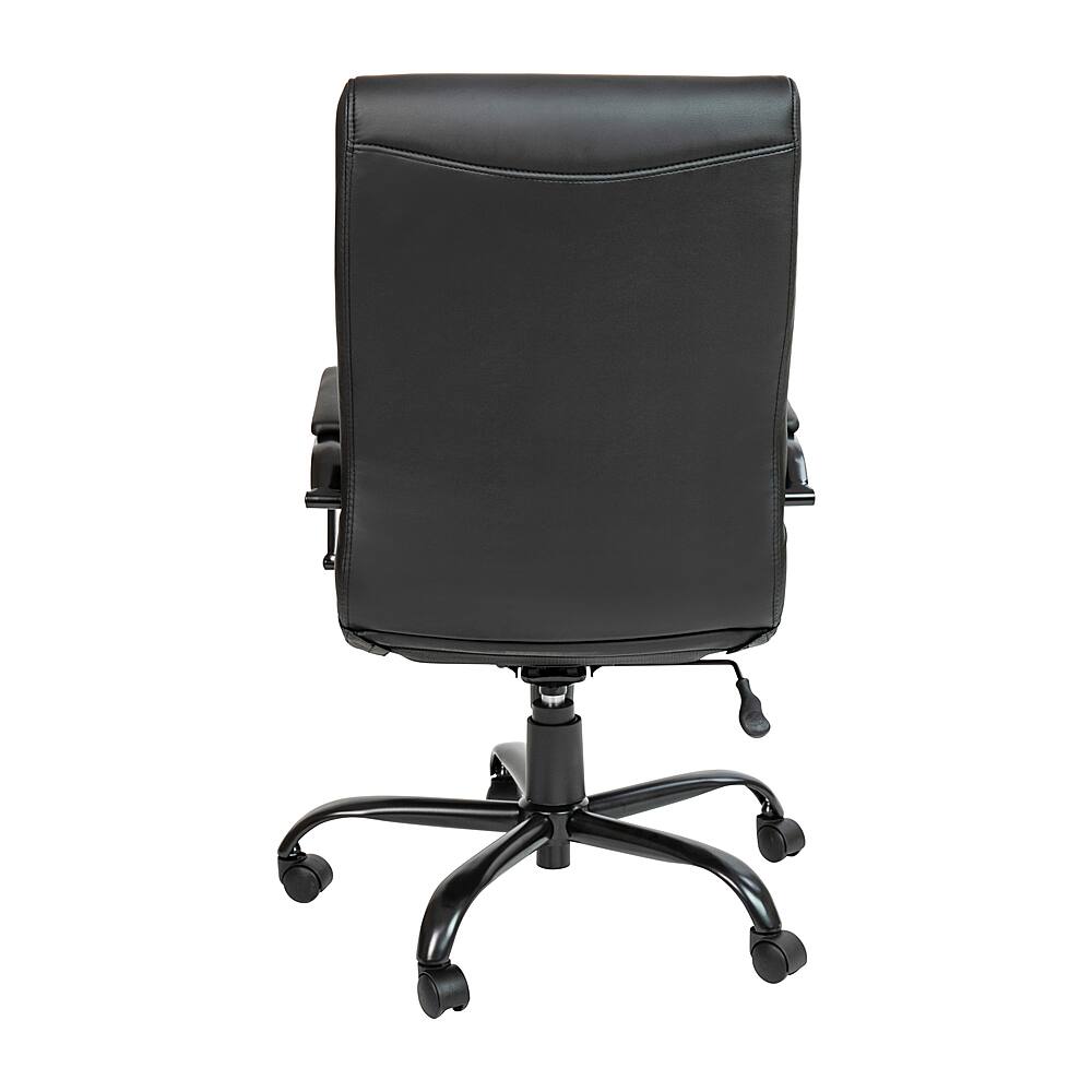 Alt View 14. Alamont Home - Whitney High Back Modern Leather/Faux Leather Executive Swivel Office Chair - Black LeatherSoft/Black Frame.