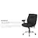 Alt View 39. Alamont Home - Hercules Contemporary Fabric Big & Tall Swivel Mid-Back Office Chair with Adjustable Arms - Black Fabric.
