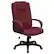 Front. Alamont Home - Jessica Contemporary Fabric Executive Swivel Office Chair - Burgundy Fabric.
