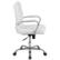 Alt View 16. Alamont Home - Whitney Mid-Back Modern Leather/Faux Leather Executive Swivel Office Chair - White LeatherSoft/Chrome Frame.