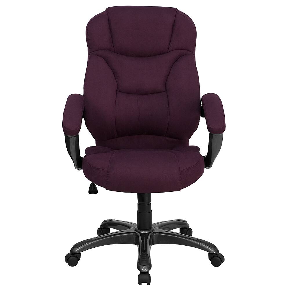 Flash Furniture – Jessie Contemporary Fabric Swivel Office Chair – Grape Microfiber Sansujyuku sansujyuku.com