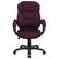 Alt View 11. Alamont Home - Jessie Contemporary Fabric Swivel Office Chair - Grape Microfiber.
