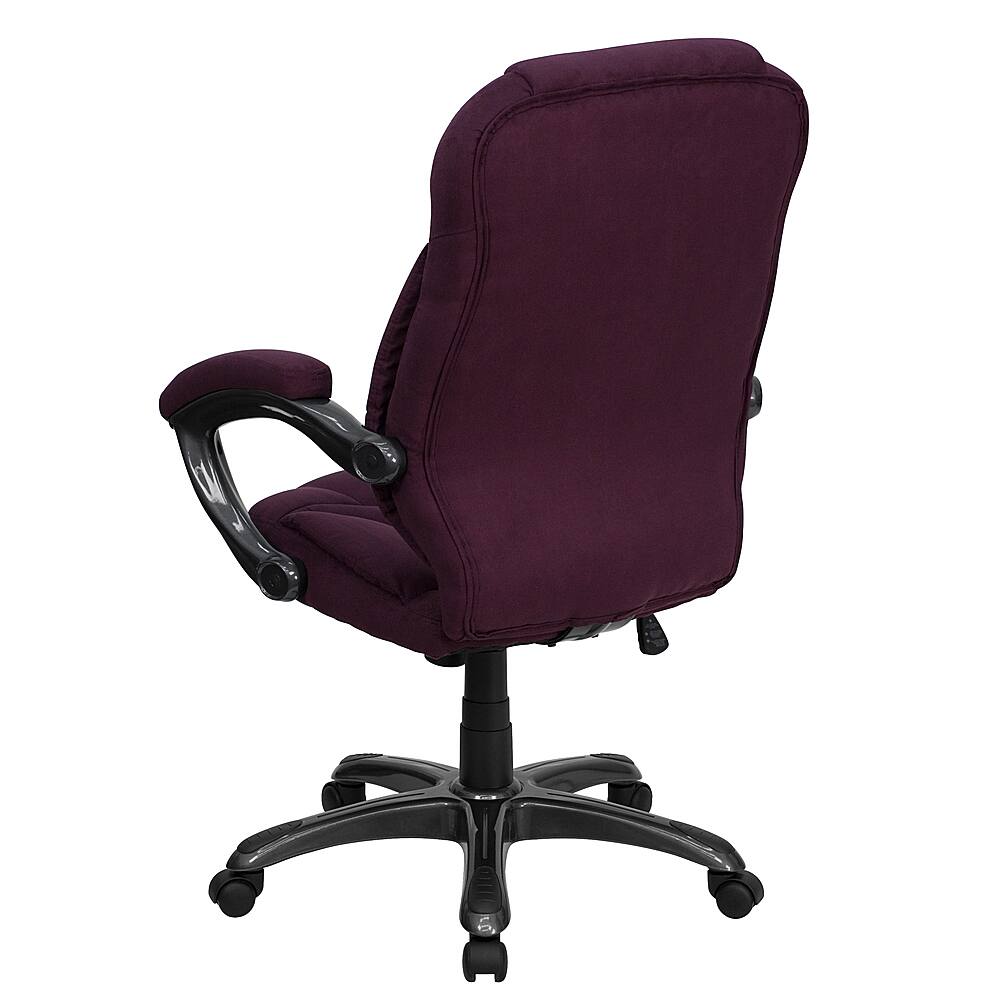 Alt View 12. Alamont Home - Jessie Contemporary Fabric Swivel Office Chair - Grape Microfiber.