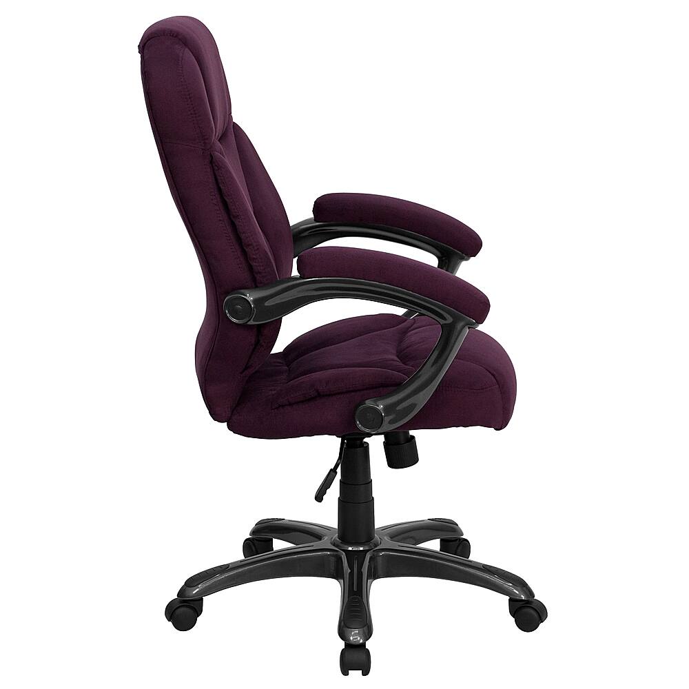 Alt View 13. Alamont Home - Jessie Contemporary Fabric Swivel Office Chair - Grape Microfiber.