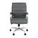 Alt View 11. Alamont Home - Whitney Mid-Back Modern Leather/Faux Leather Executive Swivel Office Chair - Gray LeatherSoft/Chrome Frame.