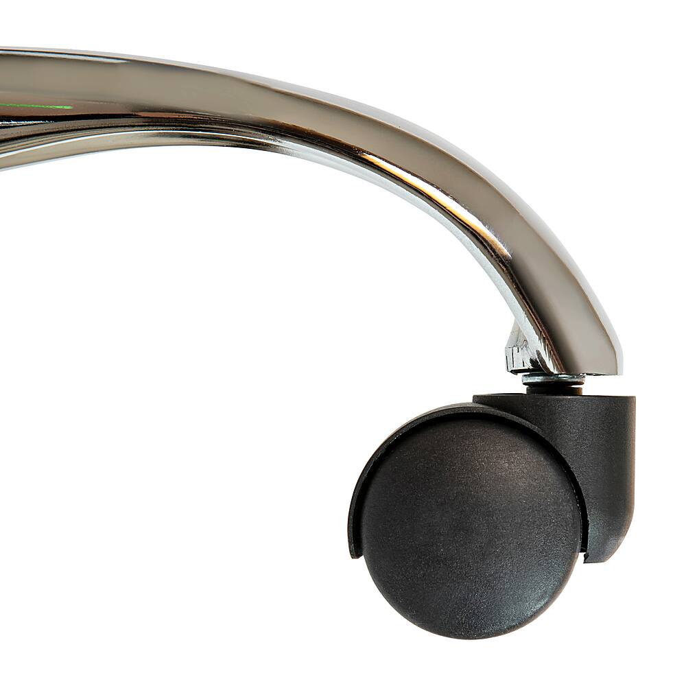 Alt View 15. Alamont Home - Whitney Mid-Back Modern Leather/Faux Leather Executive Swivel Office Chair - Gray LeatherSoft/Chrome Frame.