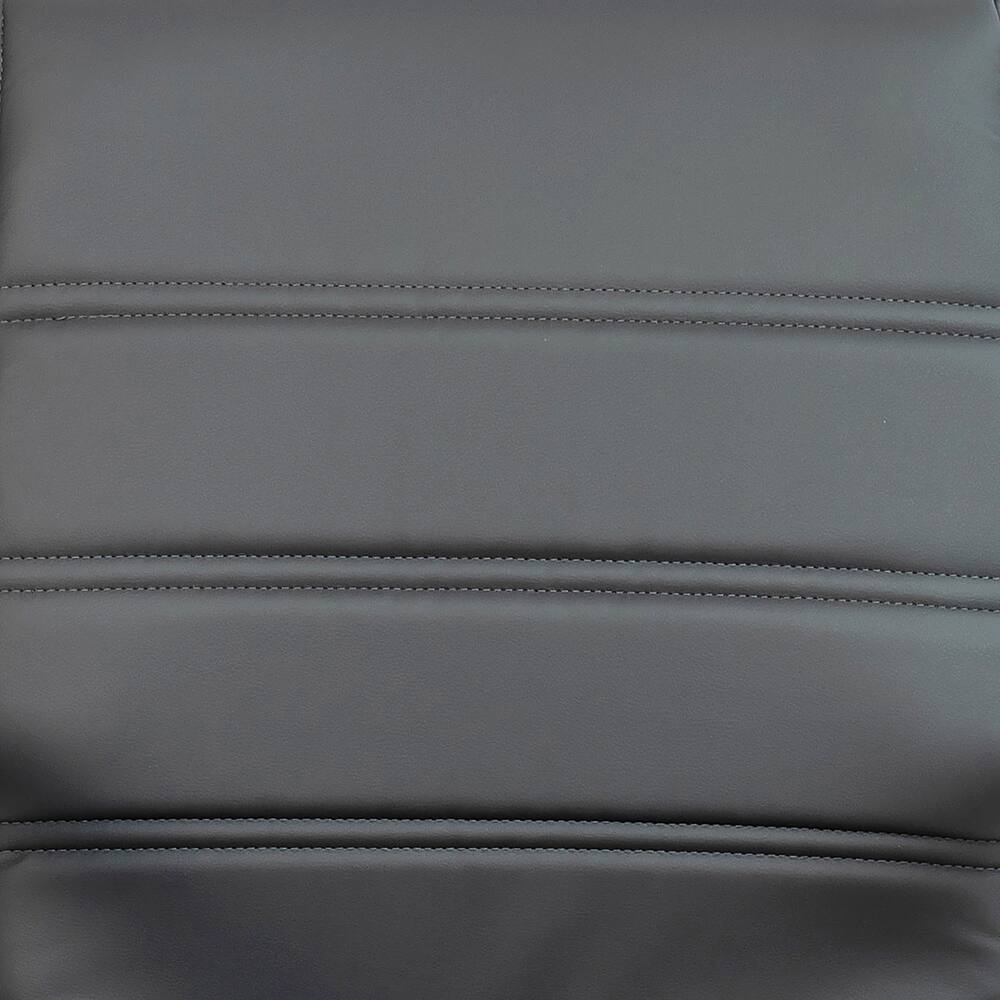 Alt View 19. Alamont Home - Whitney Mid-Back Modern Leather/Faux Leather Executive Swivel Office Chair - Gray LeatherSoft/Chrome Frame.