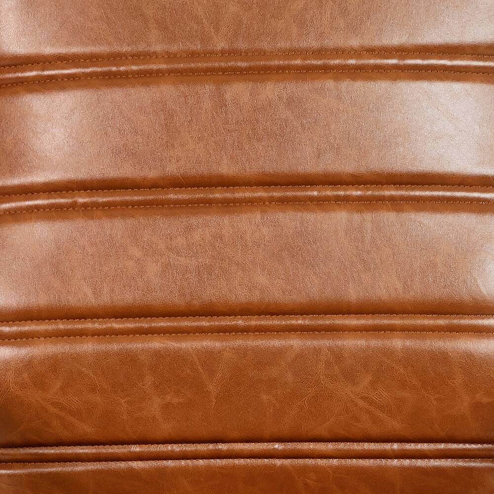 Alt View 25. Alamont Home - Whitney High Back Modern Leather/Faux Leather Executive Swivel Office Chair - Brown LeatherSoft/Black Frame.