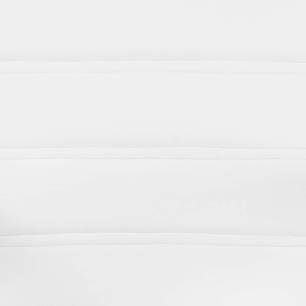 Alt View 18. Alamont Home - Whitney High Back Modern Leather/Faux Leather Executive Swivel Office Chair - White LeatherSoft/Chrome Frame.